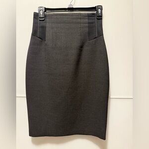 Zara Charcoal Pencil Skirt